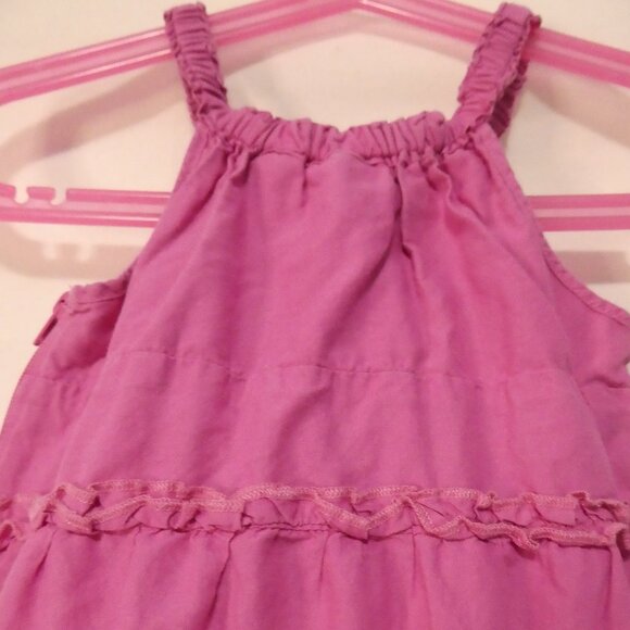 CHILDREN'S PLACE 3T Toddler Girls Charming Pink Tiered Halter Dress - Picture 11 of 16